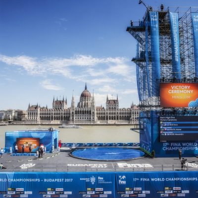 piscina high diving per i mondiali di nuoto a budapest 2017